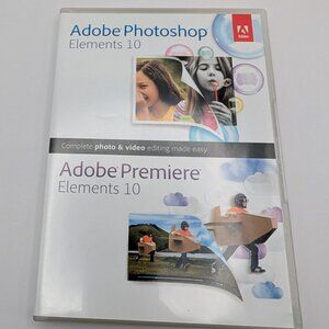 Adobe Photoshop Elements 10 & Adobe Premiere Elements 10 for PC & MAC